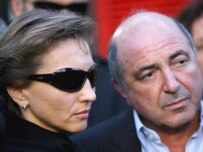 Marina Litvinenko (left) and Boris Berezovsky at press conference in London today (epa)