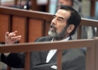 Saddam Hussein in court on 6 December (epa)