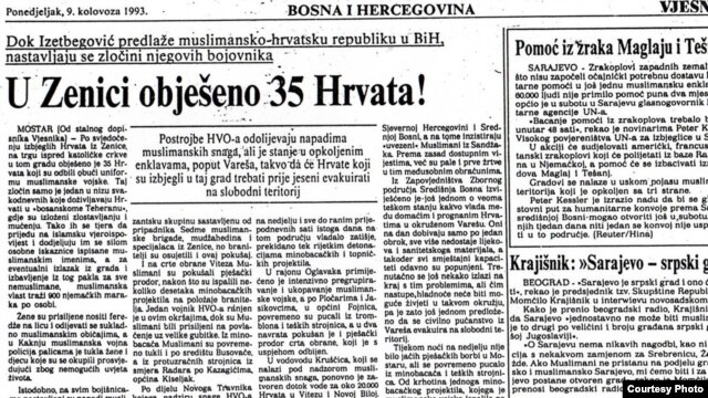 Huškački tekst iz "Vjesnika"