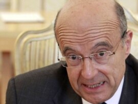 French Foreign Minister Alain Juppe