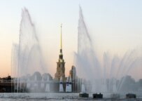 St. Petersburg is hosting an economic forum and the informal CIS gathering today (ITAR-TASS)
