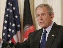 U.S. President George W. Bush speaking to reporters on September 26 (epa)