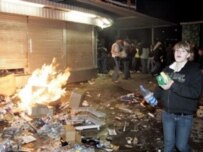 Aftermath of the April 27 riots in Tallinn (AFP)