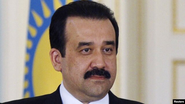 Outgoing Kazakh Prime Minister Karim Masimov