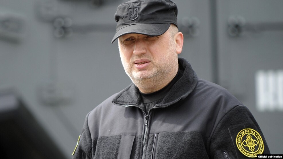 Ukraine's secretary of national security and defense, Oleksandr Turchynov