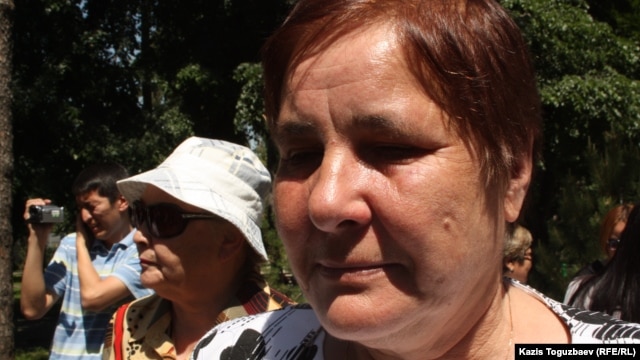Ольга Колтунова, мать Вадима Курамшина. Алматы, 31 мая 2013 года.