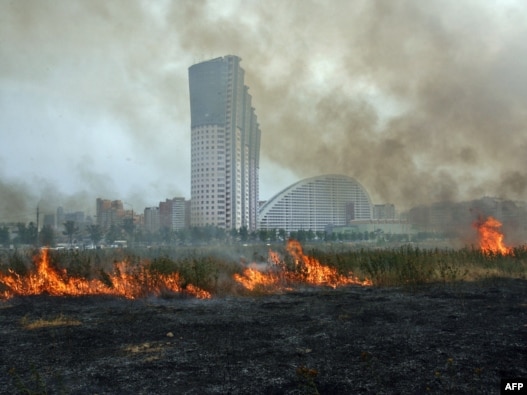 The heatwave has caused forest and peat fires across Russia
