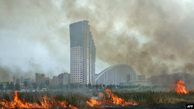 The heatwave has caused forest and peat fires across Russia