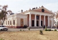 The last Russian-built theater in Ashgabat was demolished in March 2004 (AFP)
