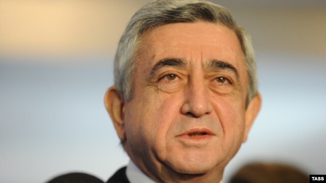 Armenian President Serzh Sarkisian