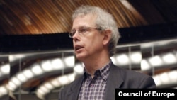 Dutch politician Tiny Kox, who heads the PACE mission observing Russian parliamentary elections.