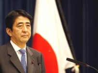 Prime Minister Shinzo Abe announced his resignation today (epa)