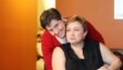 Ukrainian immigrant Yelena Goltsman (right) with her partner Barbara in New York. 