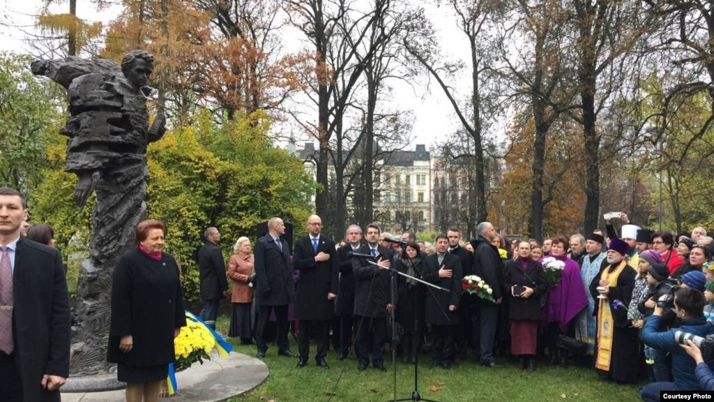 Відкриття пам'ятника Тарасу Шевченку Рига