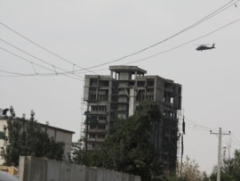 تعمیر که مخالفین مسلح در حمله امروز از آن به حیث سنگر استفاده کرده اند