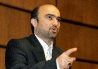 The head of Iran's delegation, Javad Vaidi, speaks at a session of the IAEA Governors Council in Vienna today (epa)
