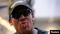 Dennis Rodman has made his second visit to North Korea.