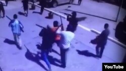 Участники нападений в Актобе. Скриншот записи с камер видеонаблюдения.