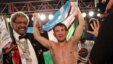 Mashxur boks promouteri Don King va Bahodir Mamajonov, Las Vegas, 2013 yil 12 apre