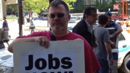 Chicago protester Bryan Pfiefer