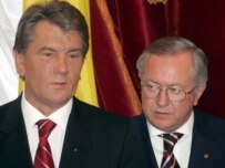 Yushchenko and Tarasyuk had pursued a pro-Western course (file photo) (epa)