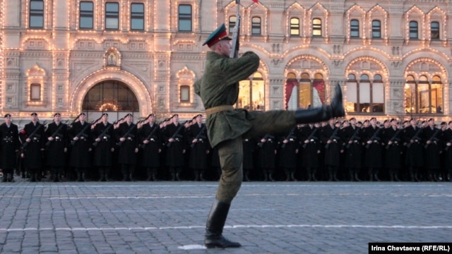 Репетиция парада Победы на Красной площади
