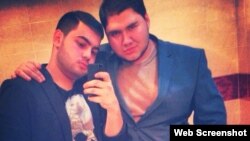 Azim Ganiyev (right), the son of Uzbekistan's foreign trade minister, studied international tourism at Latvia's Turiba University.