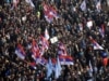 Serb Opposition Holds Big Protest