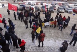 На митинге "Антиплатон"