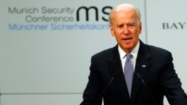 Joseph Biden la conferința pe teme de securitate de la Munchen.