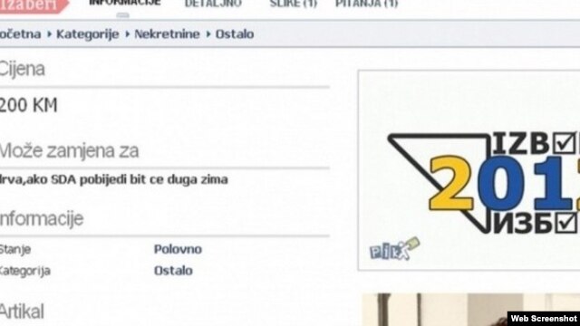 Oglas o prodaji glasa