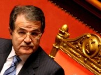 Prime Minister Prodi in the Italian Senate chamber last month (epa)