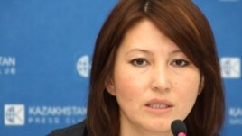 Құқықтық саясат зерттеу орталығының жетекшісі Назгүл Ерғалиева. Алматы, 9 тамыз 2011 жыл.