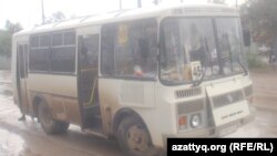 Пассажирский автобус в Актобе. Иллюстративное фото.