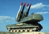 The Russian-made TOR-M1 antiaircraft system (file photo) (epa)