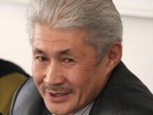 Czech Republic -- Tursunbek Akun, Kyrgyz ombudsman during a visit to RFE/RL in Prague, 07Mar2008