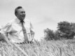Nazarbaev visits a farmer\'s fields in 1992.