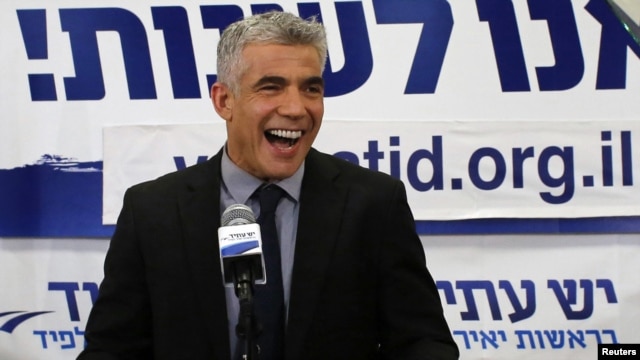Yair Lapid, liderul Yesh Atid.