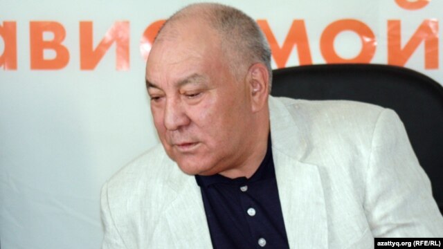 Қазақстанның коммунистік партиясының жетекшісі Ғазиз Алдамжаров. Алматы, 3 мамыр 2012 жыл.