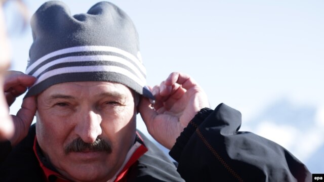 На снимке: президент Белоруссии Александр Лукашенко