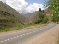 Not all roads to Issyk-Kul are as well developed as this stretch (RFE/RL)