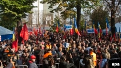 Moldova has seen weeks of mass antigovernment protests sparked by a banking scandal.
