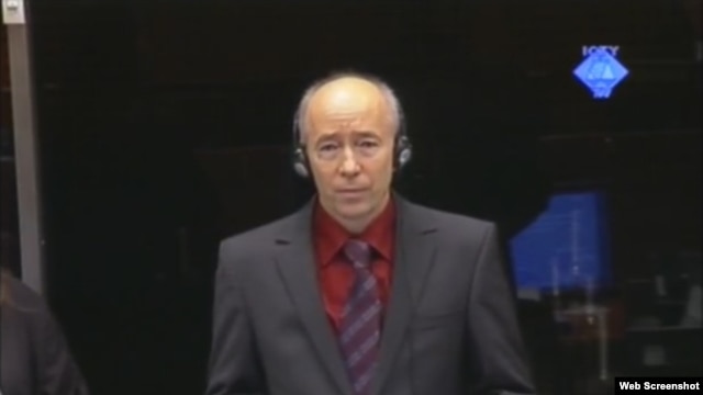 Idriz Merdžanić na suđenju Mladiću, 1. listopad 2012.
