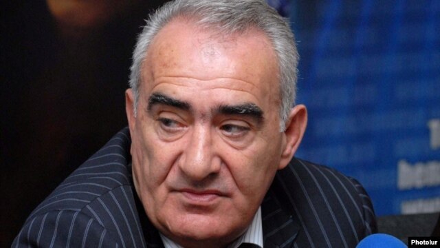 Armenia -- Parliamentary majority leader Galust Sahakian at a press conference, 25Aug2010.