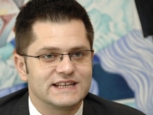 Belgium - Serbian Foreign Minister Vuk Jeremic at EU headquarters in Brussels, 26Jun2007