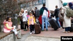 Германиядағы сириялық босқындар. 4 сәуір 2016 жыл. (Көрнекі сурет)