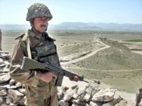 A Pakistani soldier guarding a post in South Waziristan (file photo) (epa)