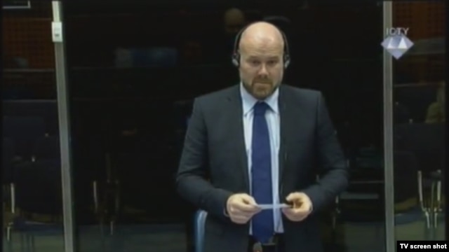 Svjedok Patrick van der Weijden u sudnici, 10. siječnja 2013.