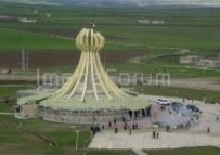 The memorial site at Halabjah, which was the scene of the March 16 demonstration (file photo) (AFP)