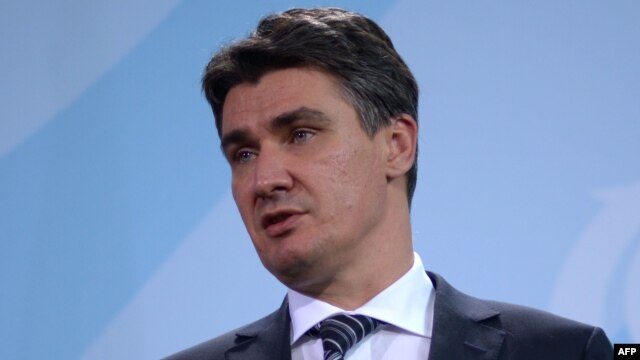 Croatian Prime Minister Zoran Milanovic